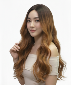 Sentetik koyu bakır ombre new color